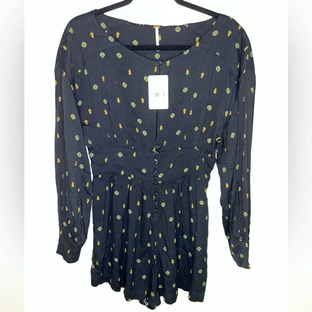 Free People Love Grows Geometric Playsuit - Picture 10 of 10